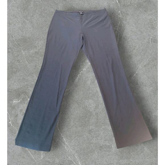 Eileen Fisher Slate Washable Stretch Crepe Slim Ankle Pants – Women’s L – EUC - Picture 1 of 8
